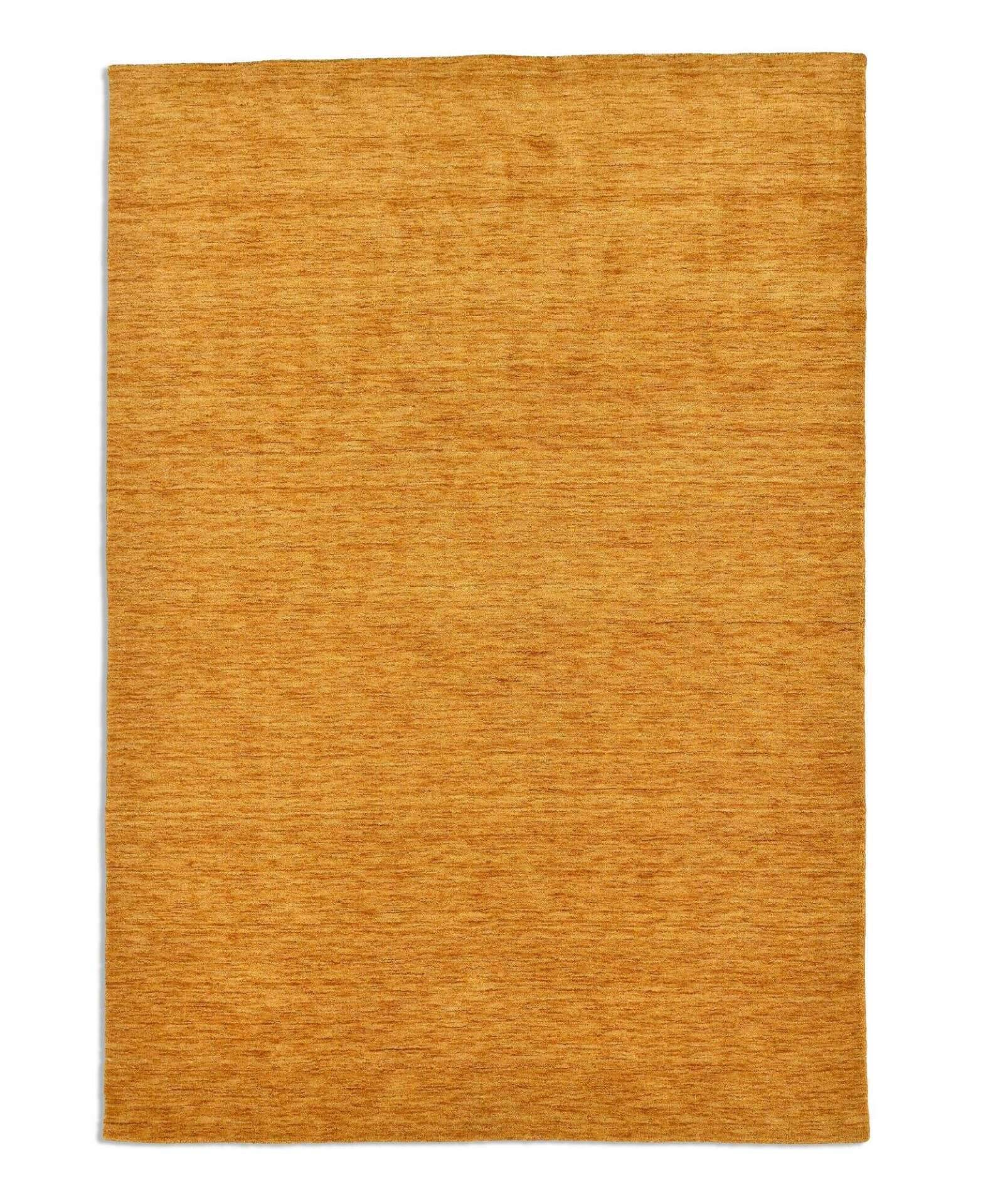 Handwebteppich Holi Schurwolle Naturteppich Teppich uni – Bild 1