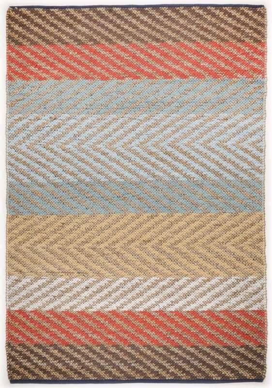 Smooth Comfort pastel Stripes Handwebteppich Teppich Design