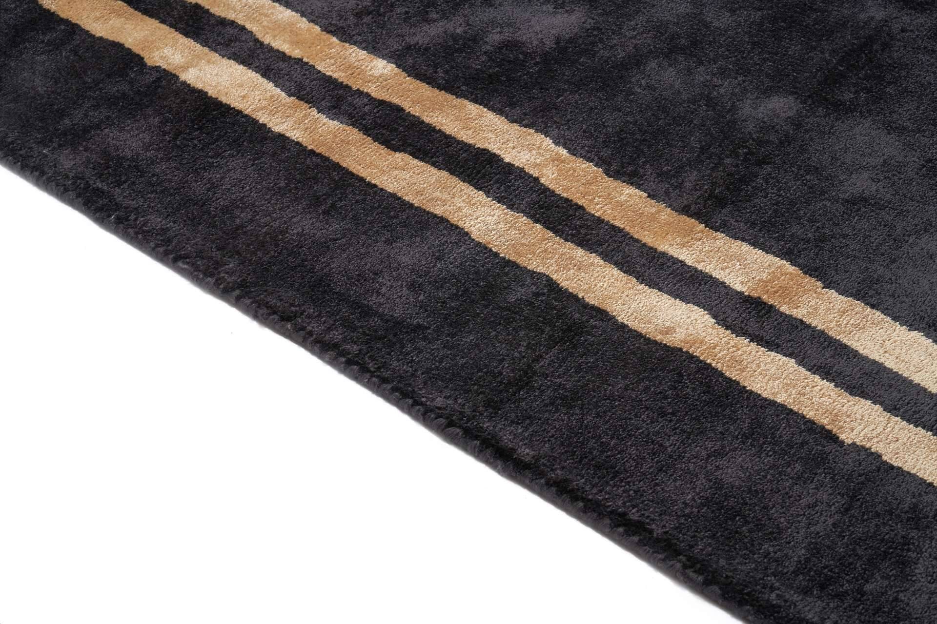 Moderner Teppich IMPERIAL BLACK – Bild 5