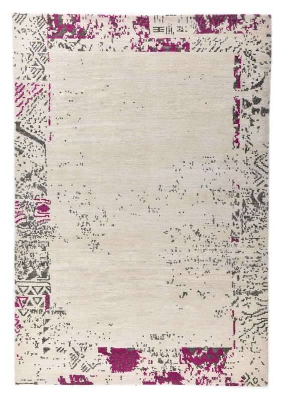 Sangri Nepal Teppich 160x232 cm Design RS581 white/multi