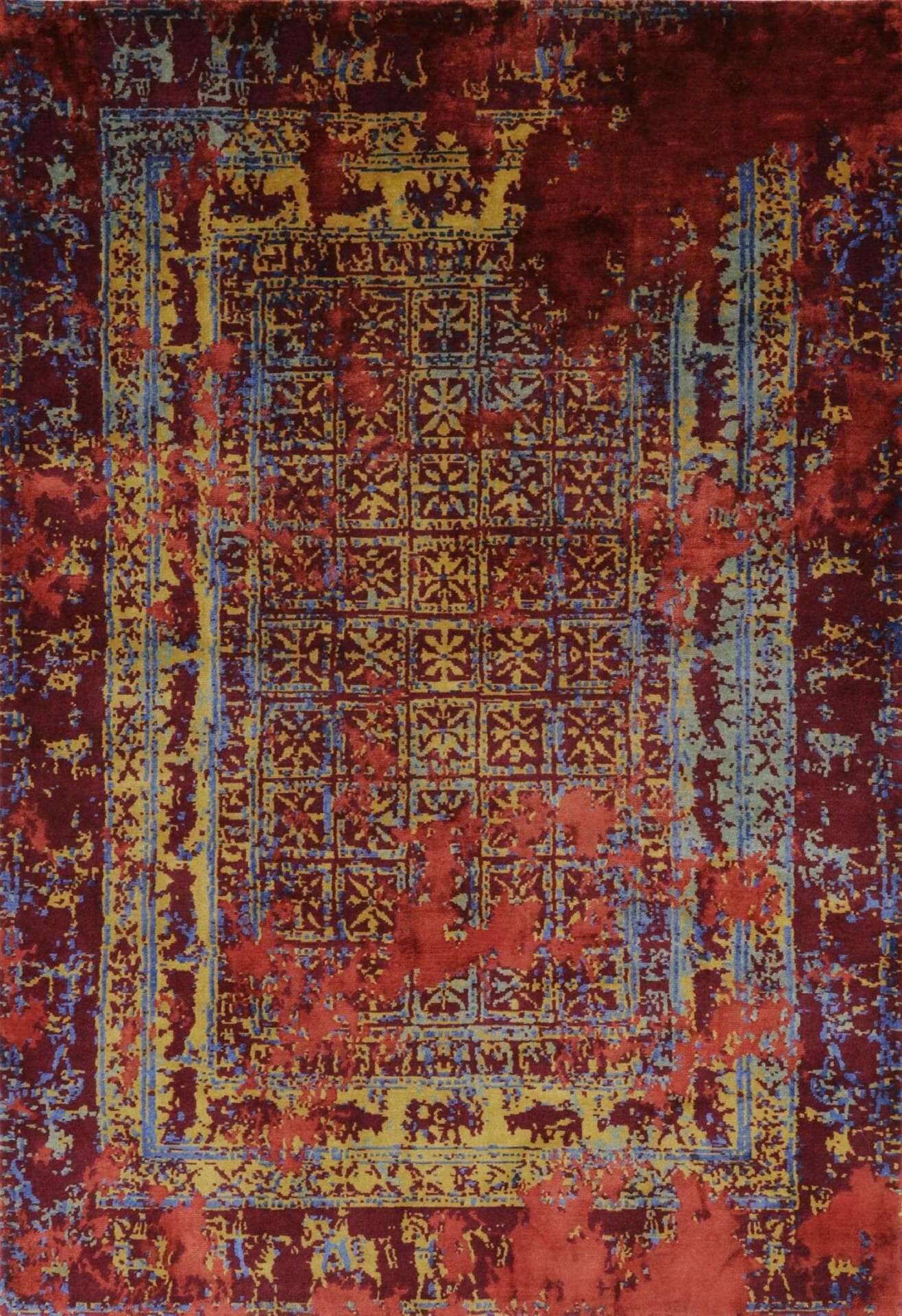 Jabu-Silk 60 Handgeknüpft in Nepal CX3257 – Bild 1