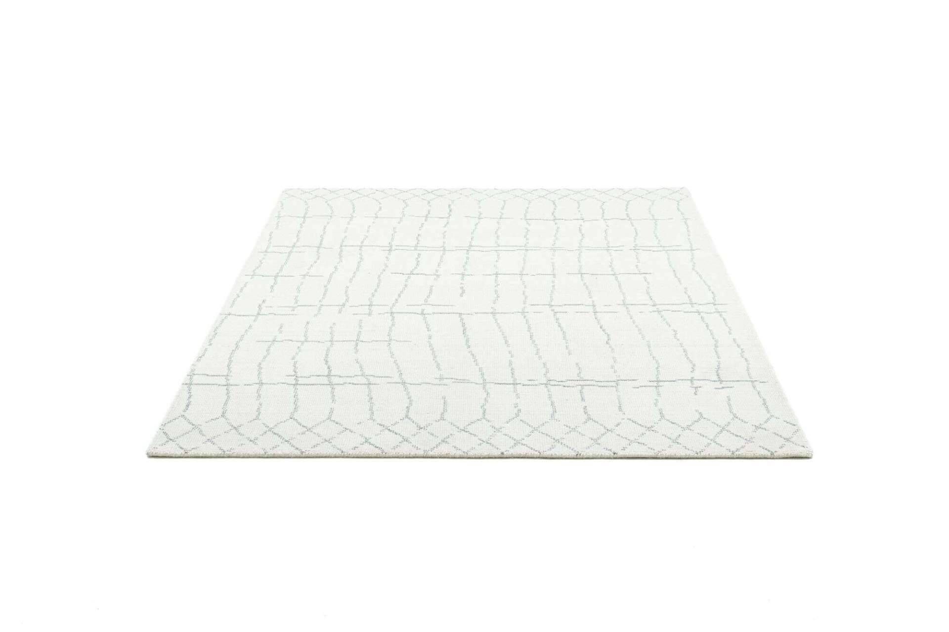 Boho Handwebteppich Zilch 90% Schurwolle Kelim Beige 160x230cm – Bild 7