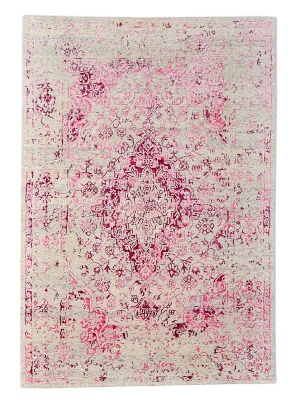 Vintage Teppich Queenscity 160x230cm Handgeknüpft Wolle Viskose
