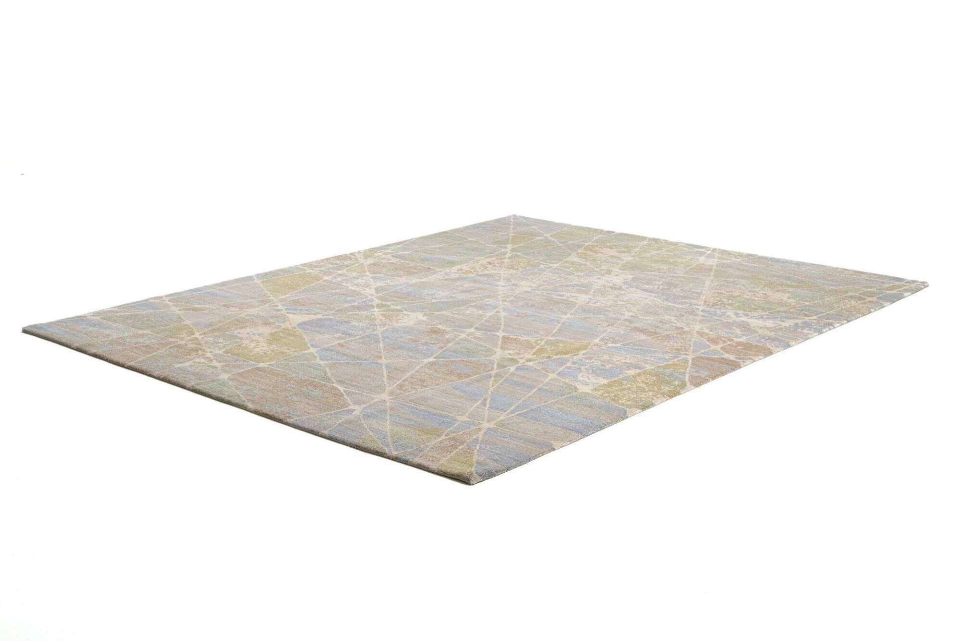 Nepal Teppich Jabu Silk 60 Wolle Seide Design Teppich 248x312cm – Bild 6