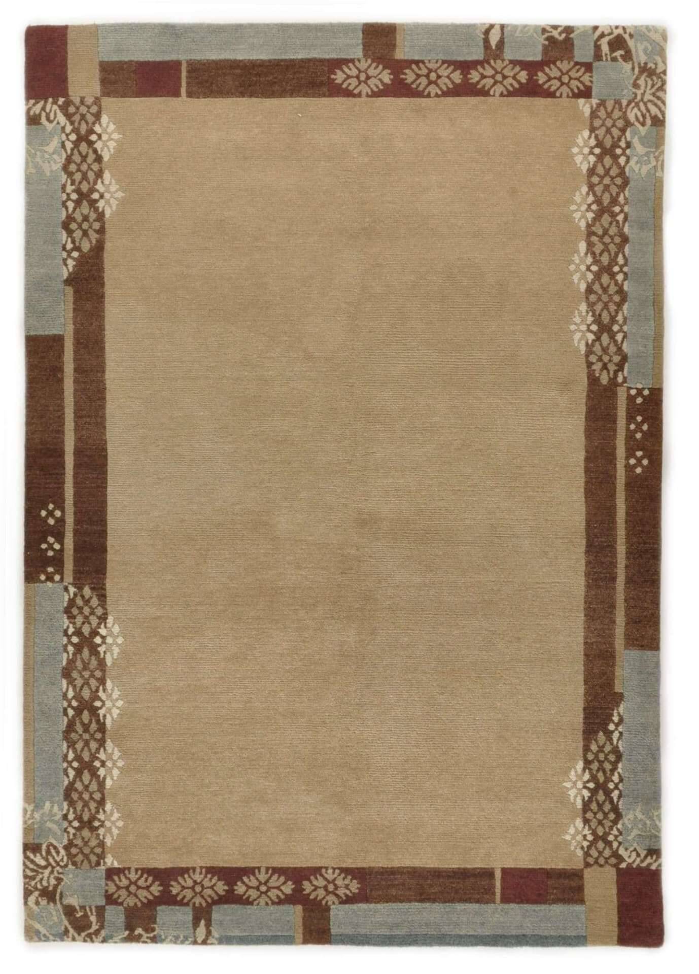 Nepalteppich Talonga-Silk ca. 160x230 cm Handgeknüpft – Bild 1