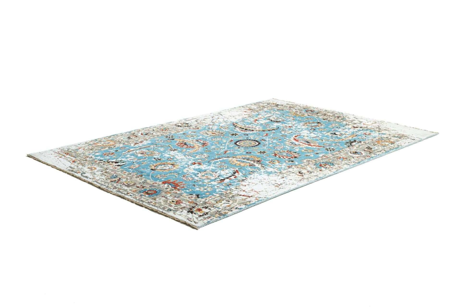 Artemshah Orient Vintage Teppich 182x274 cm türkis bunt – Bild 5