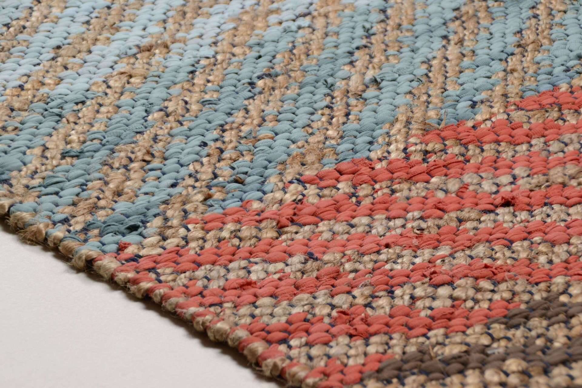 Smooth Comfort pastel Stripes Handwebteppich Teppich Design – Bild 2