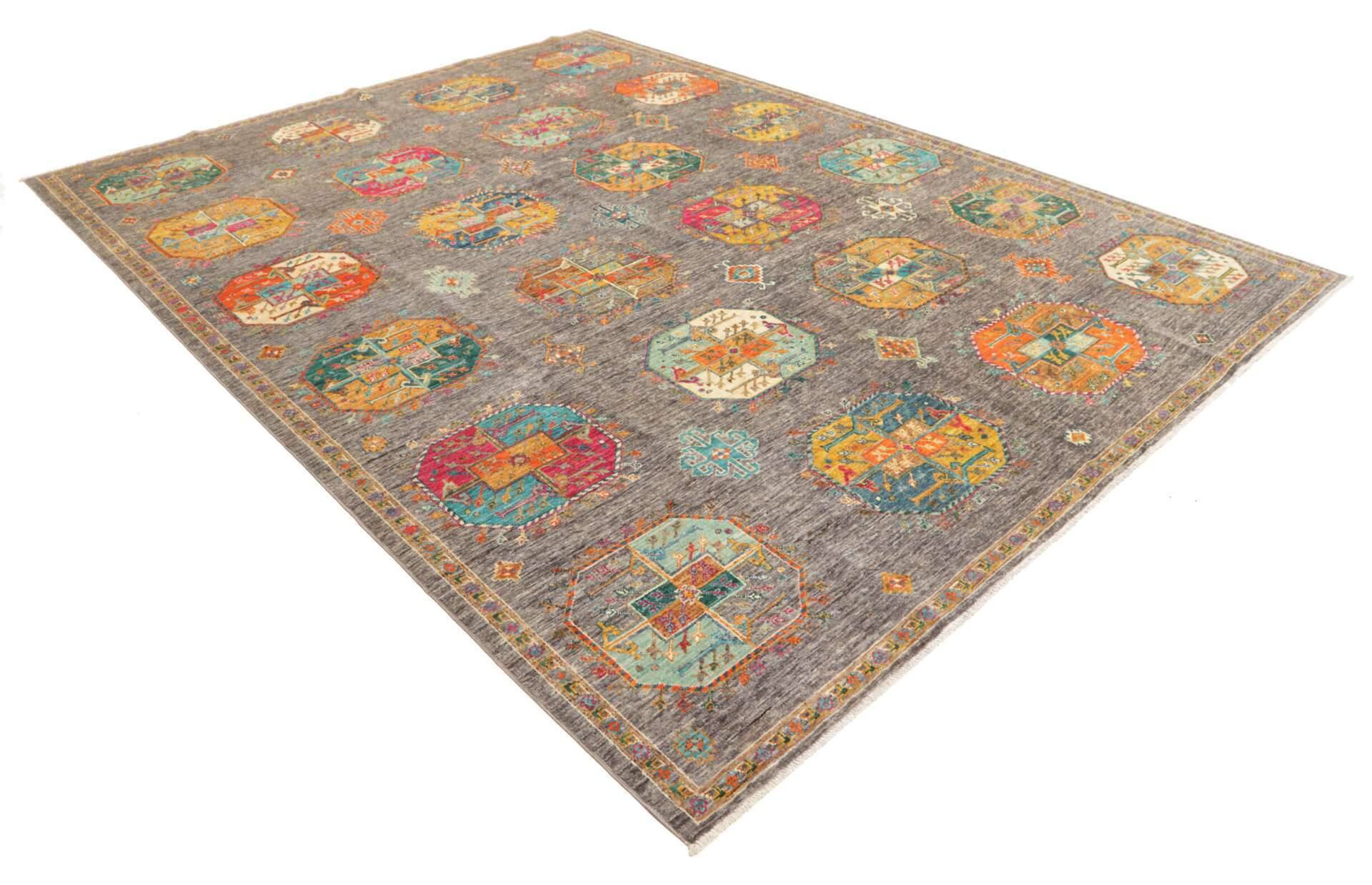 Ziegler Teppich 247x327 cm Orientteppich multi Handgeknüpft Wolle – Bild 2