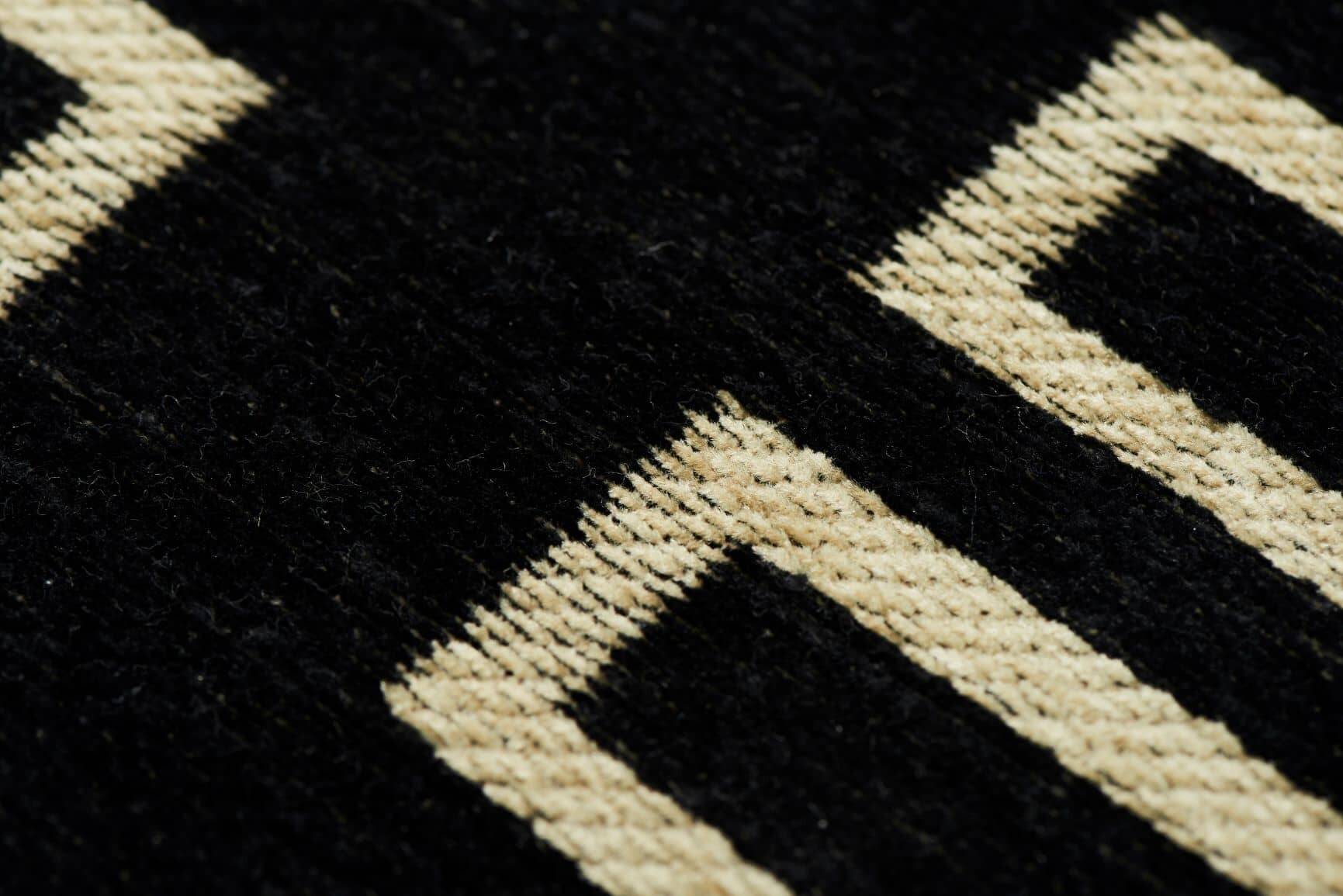Moderner Teppich ROYAL BLACK - Waschbarer Teppich – Bild 3