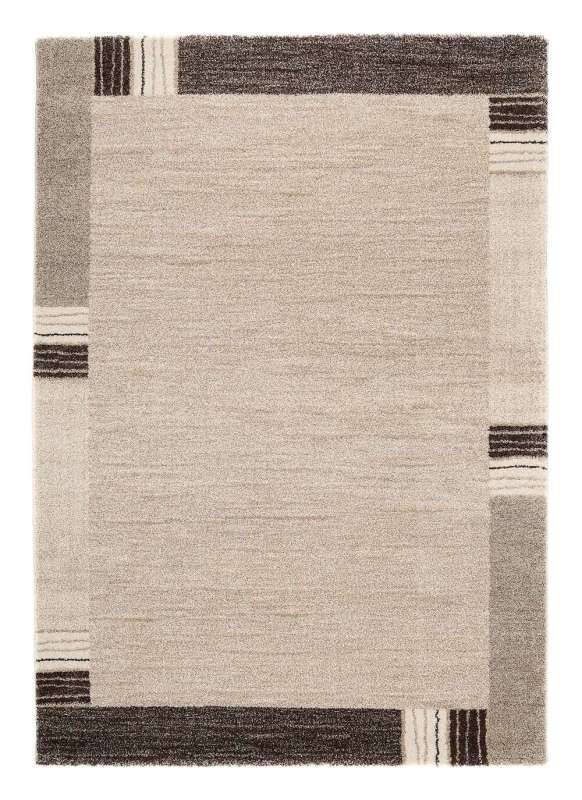 Teppich Castle Flora Teppich Modern mit Bordüre Hochflor Teppich