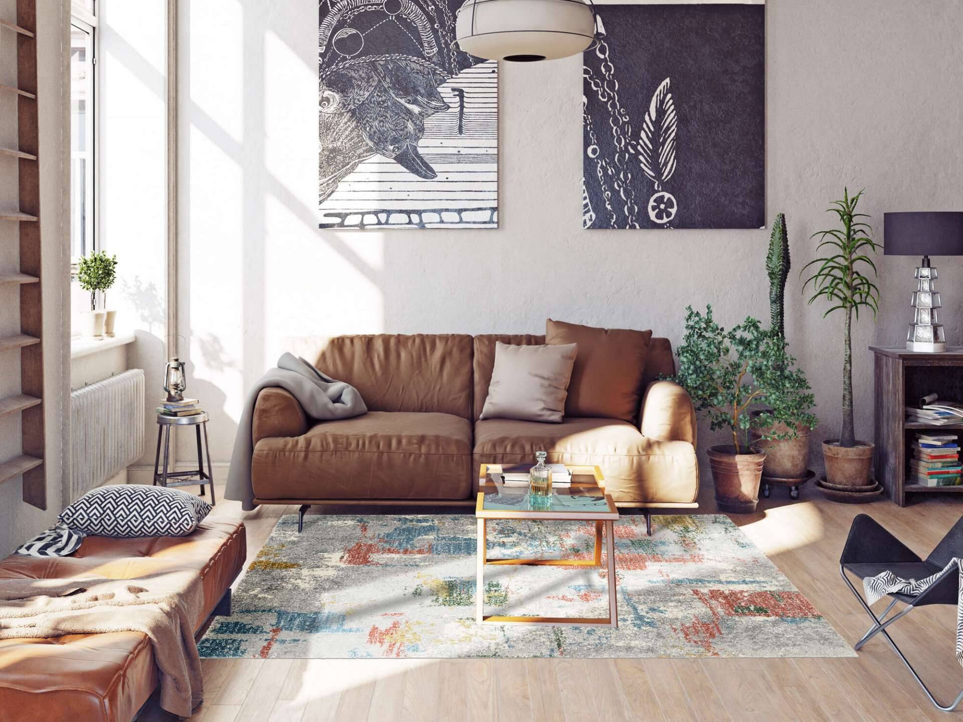 New Villa City Teppich Modern Hochflor – Bild 5