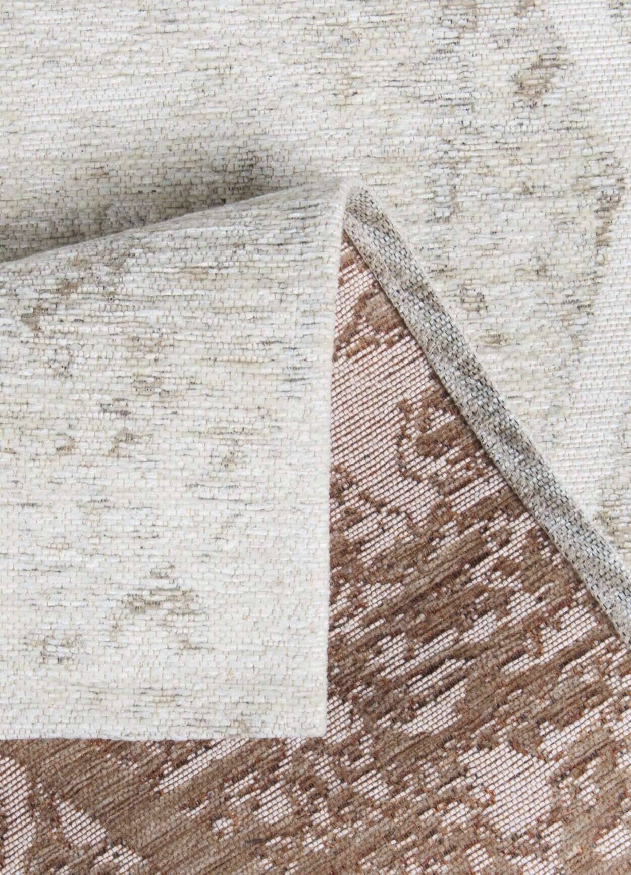 Teppich Fine Lines beige Flachgewebe Flurteppich – Bild 5