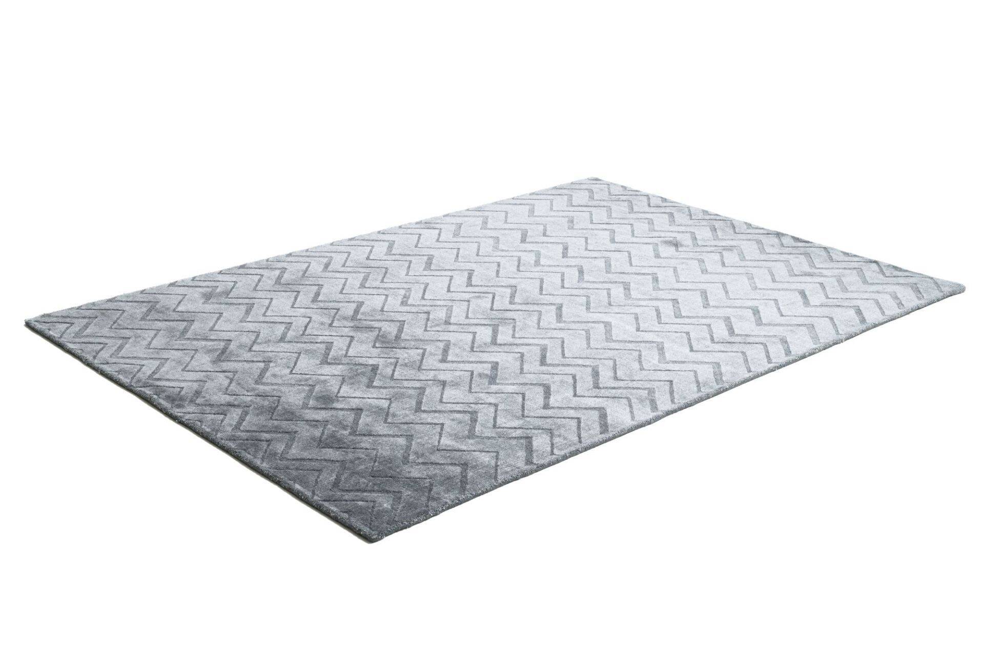 Salvia Teppich Modern Handgewebt Wunschmaß – Bild 2