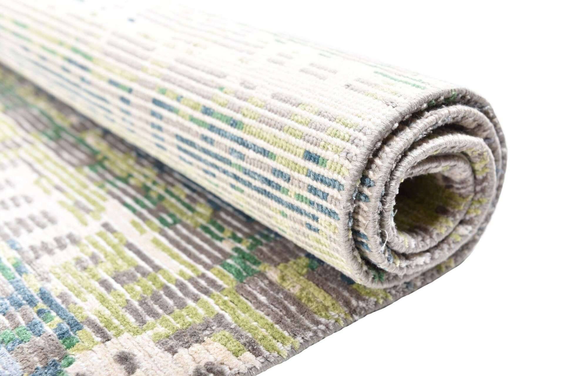 Nepal Teppich Rib Eye Silk 60 Wolle Seide Design Unikat 245x309cm – Bild 5