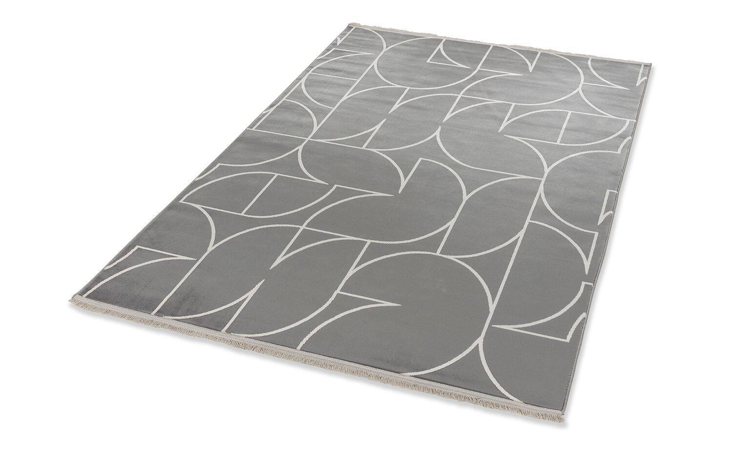 Schöner Wohnen Teppich Magic 6104-222 Flachgewebe anthrazit – Bild 2