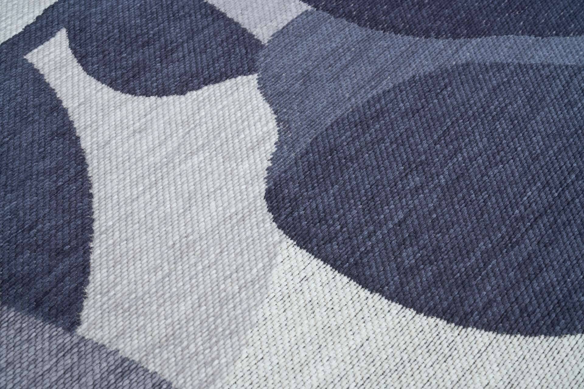 Moderner Teppich MARE BLUE - Waschbarer Teppich – Bild 7