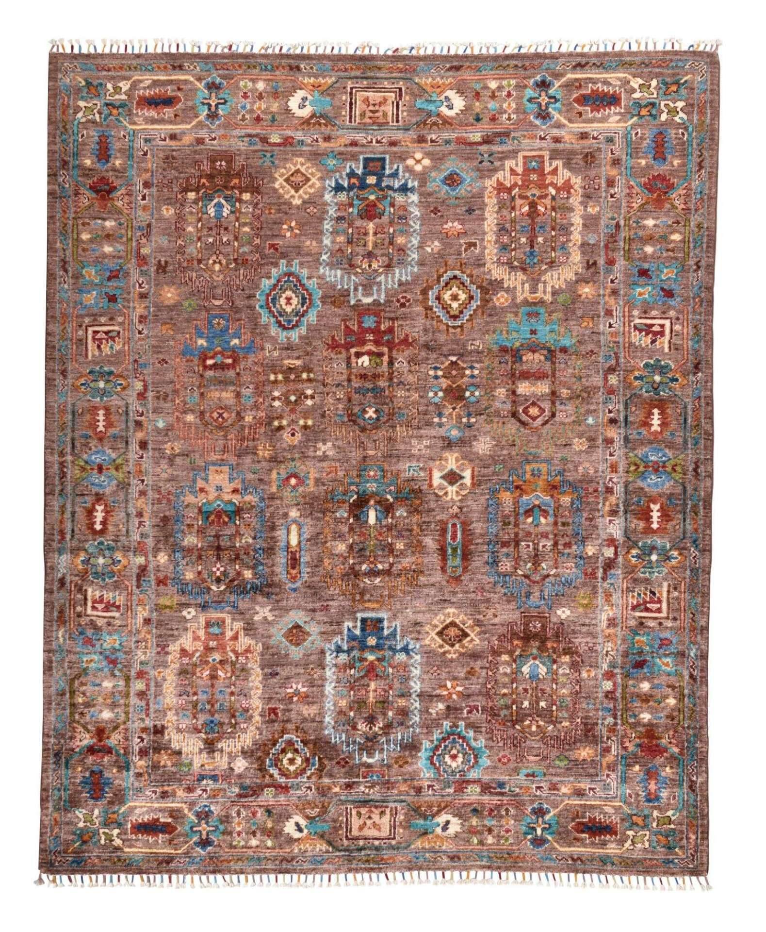 Orientteppich Kandashah Ziegler 159x190cm Schurwolle Handgeknüpft – Bild 1