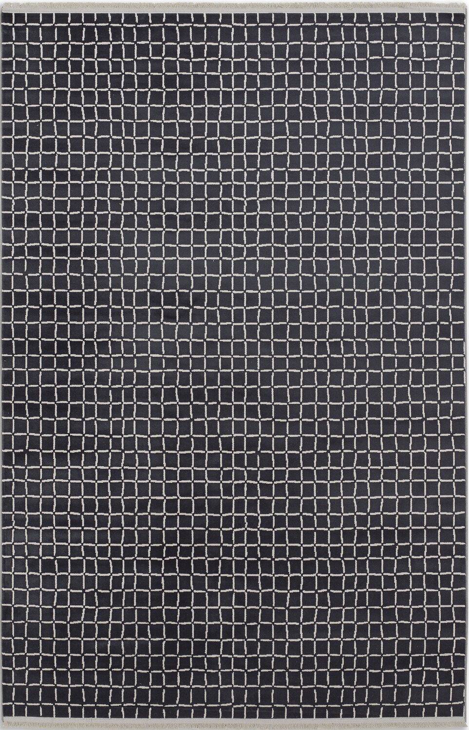 Schöner Wohnen Teppich Magic 6104-221 Flachgewebe anthrazit – Bild 1