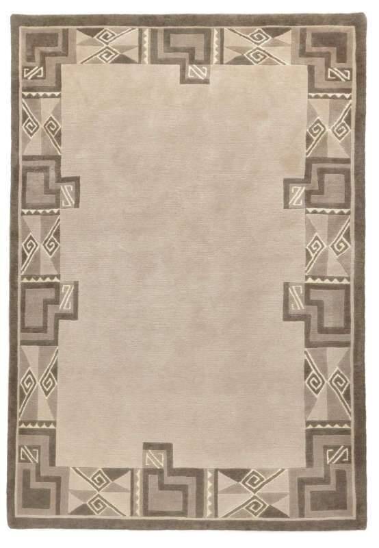 Nepal Tibet Teppich Gurkha 160x230 cm beige