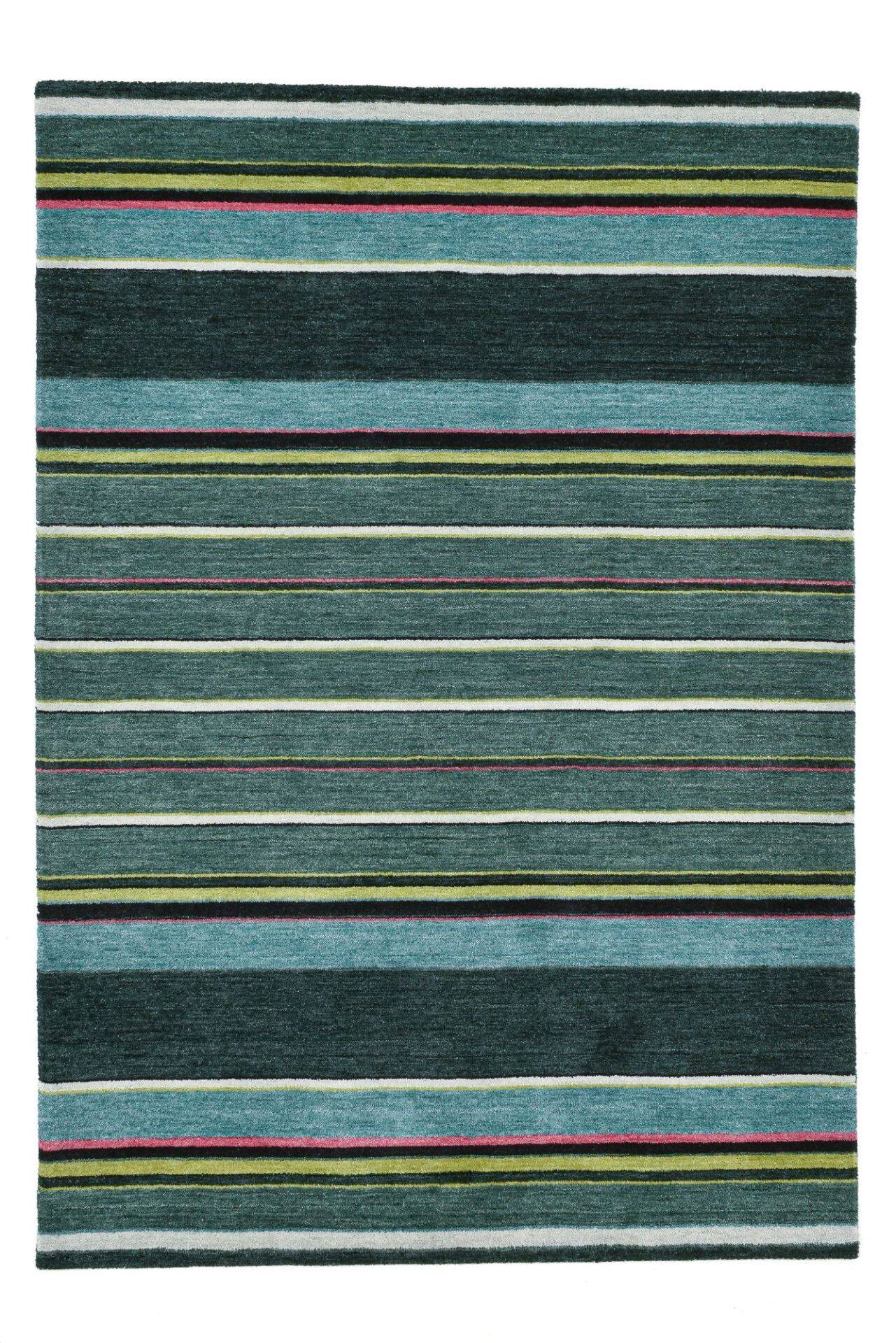 Handgewebter Teppich Haltu Super Noir Schurwolle 160x230cm – Bild 1