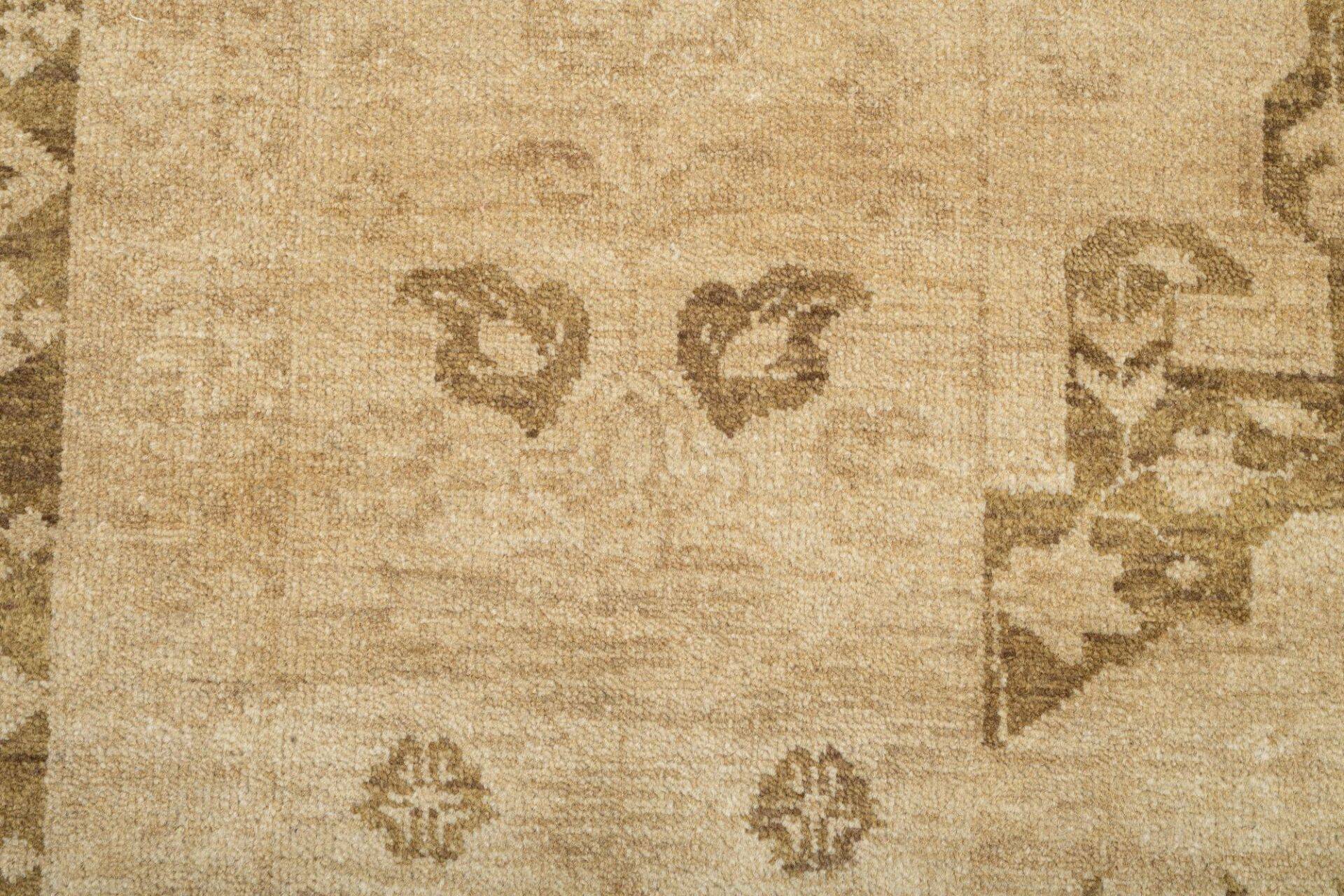 Patchwork Teppich PATCH Handgeknüpft beige 250x350cm – Bild 3