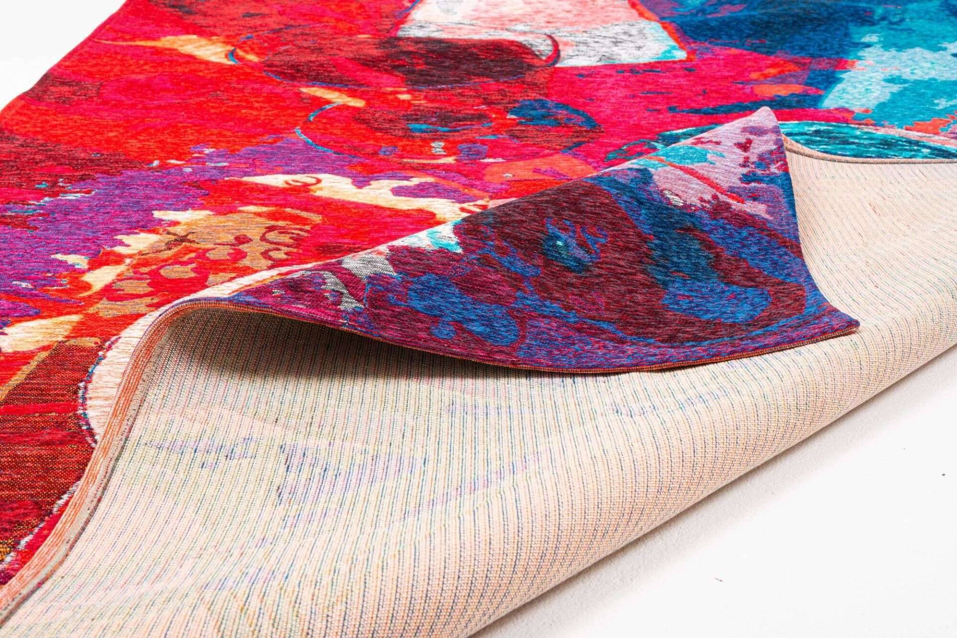 Sansibar Flachgewebe Design Teppich Keitum Rund – Bild 6