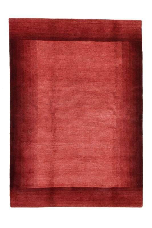 Nepal Teppich Design Talonga Handgeknüpft rot ca.172x244 cm