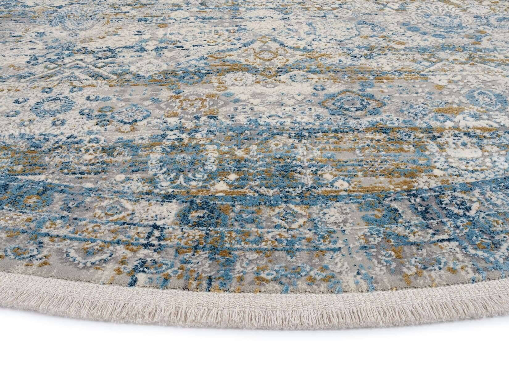 Teppich Bestseller Tadi BES12 Rund Vintage Teppich – Bild 5