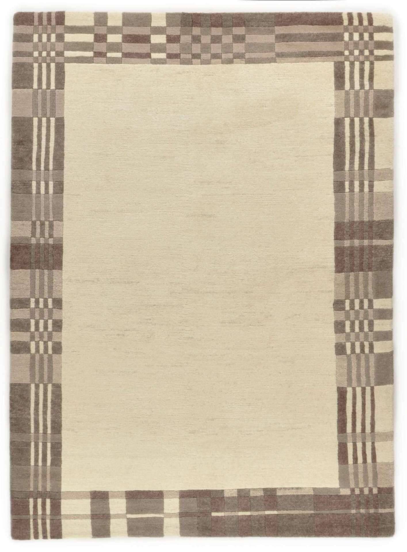 Handgeknüpfter Nepalteppich beige Talonga ca: 163x232 cm – Bild 1