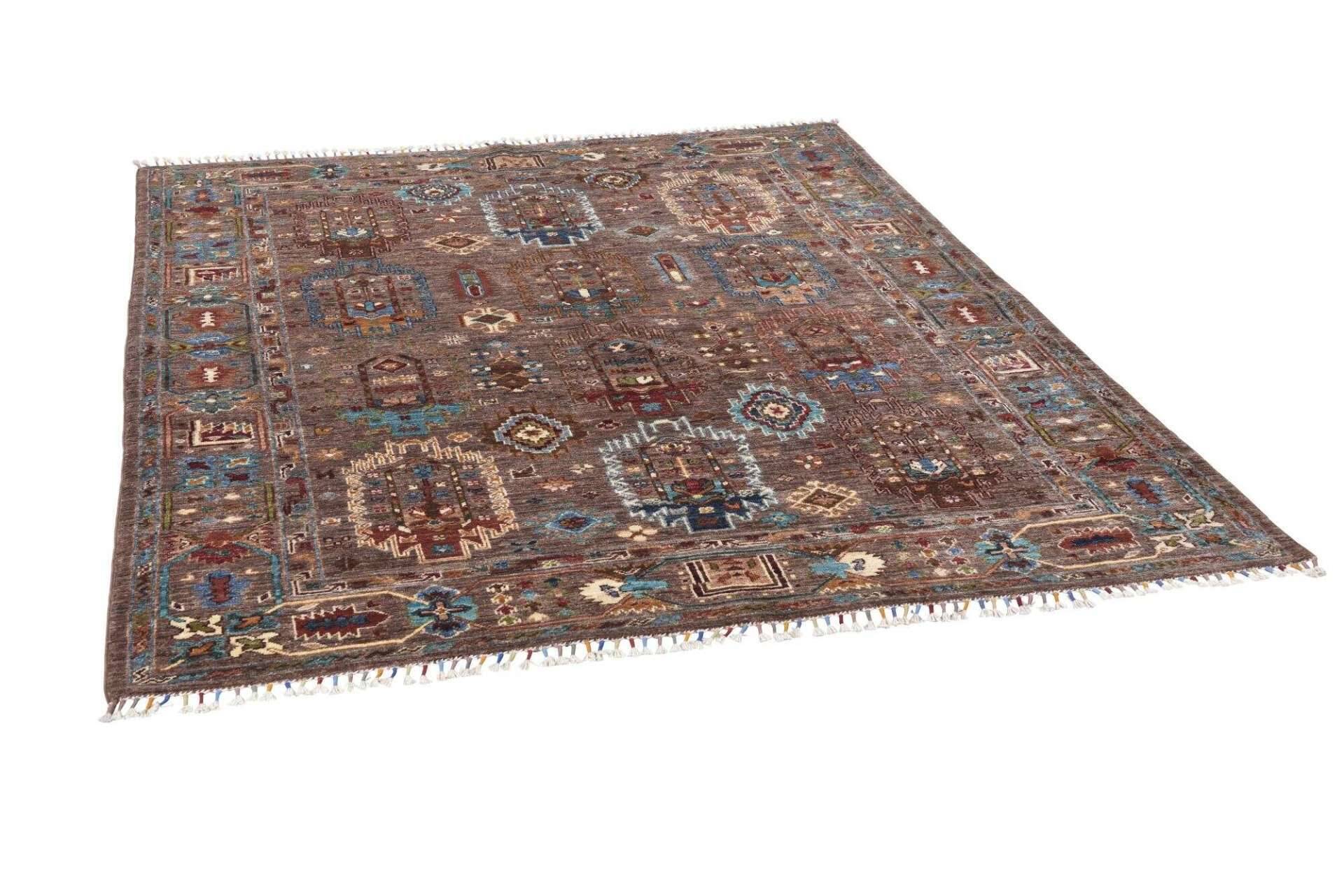 Orientteppich Kandashah Ziegler 159x190cm Schurwolle Handgeknüpft – Bild 3