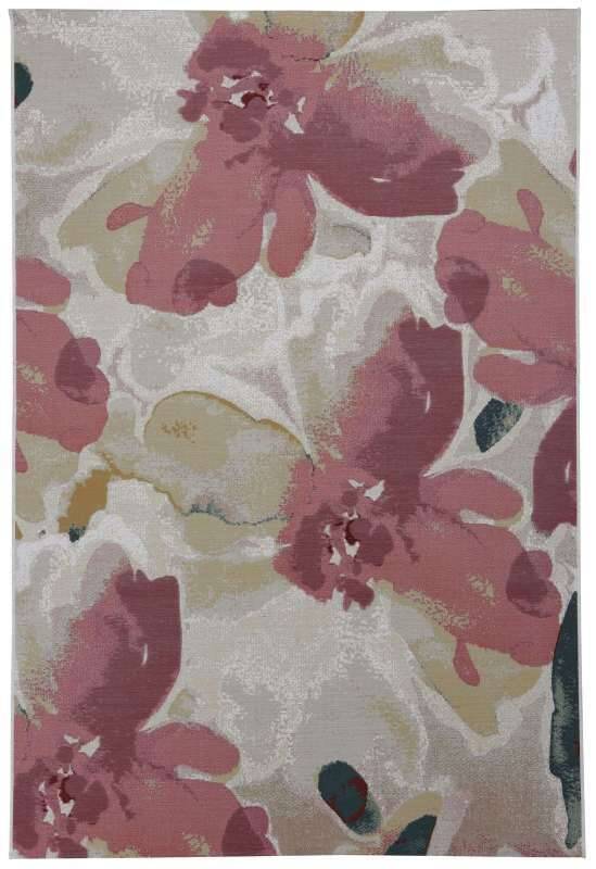 Outdoor Teppich Garden Blossom 255 rosa Blumen Teppich