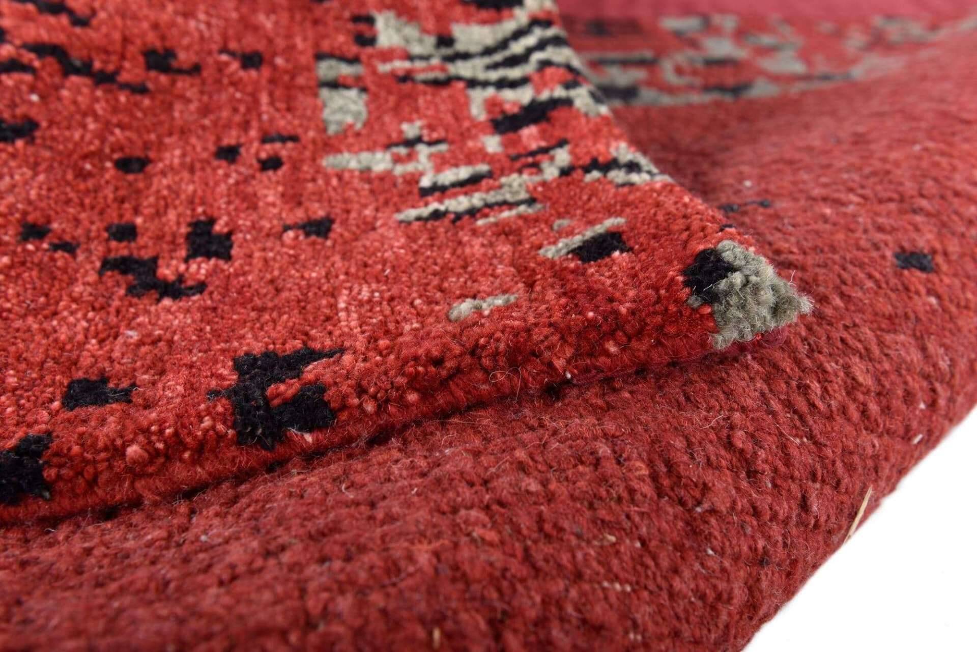 Sangri Nepal Teppich 163x235 cm Design RS581 red/multi – Bild 2