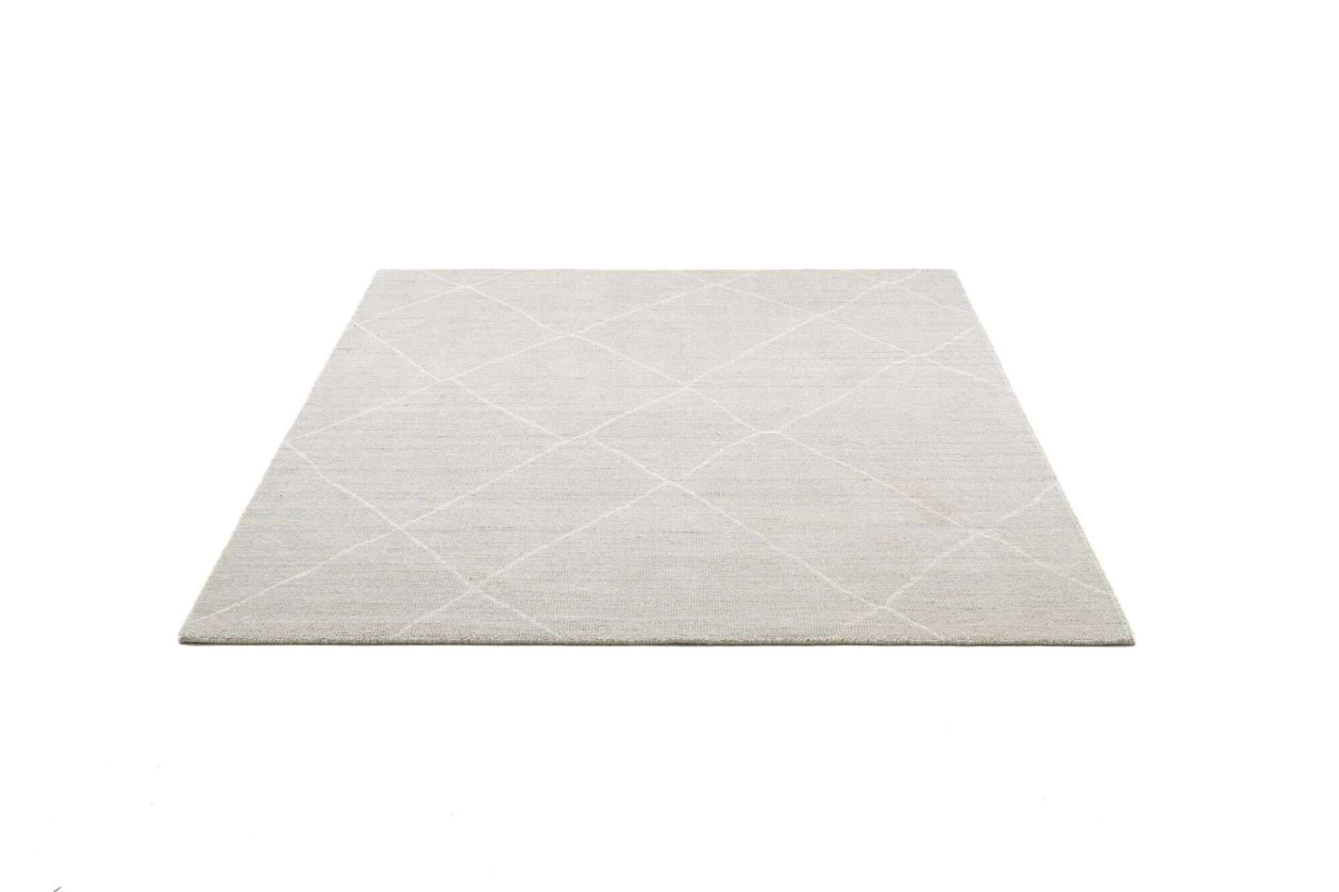 Handwebteppich Zilch Schurwolle Kelim Boho Modern Beige 160x230cm – Bild 4