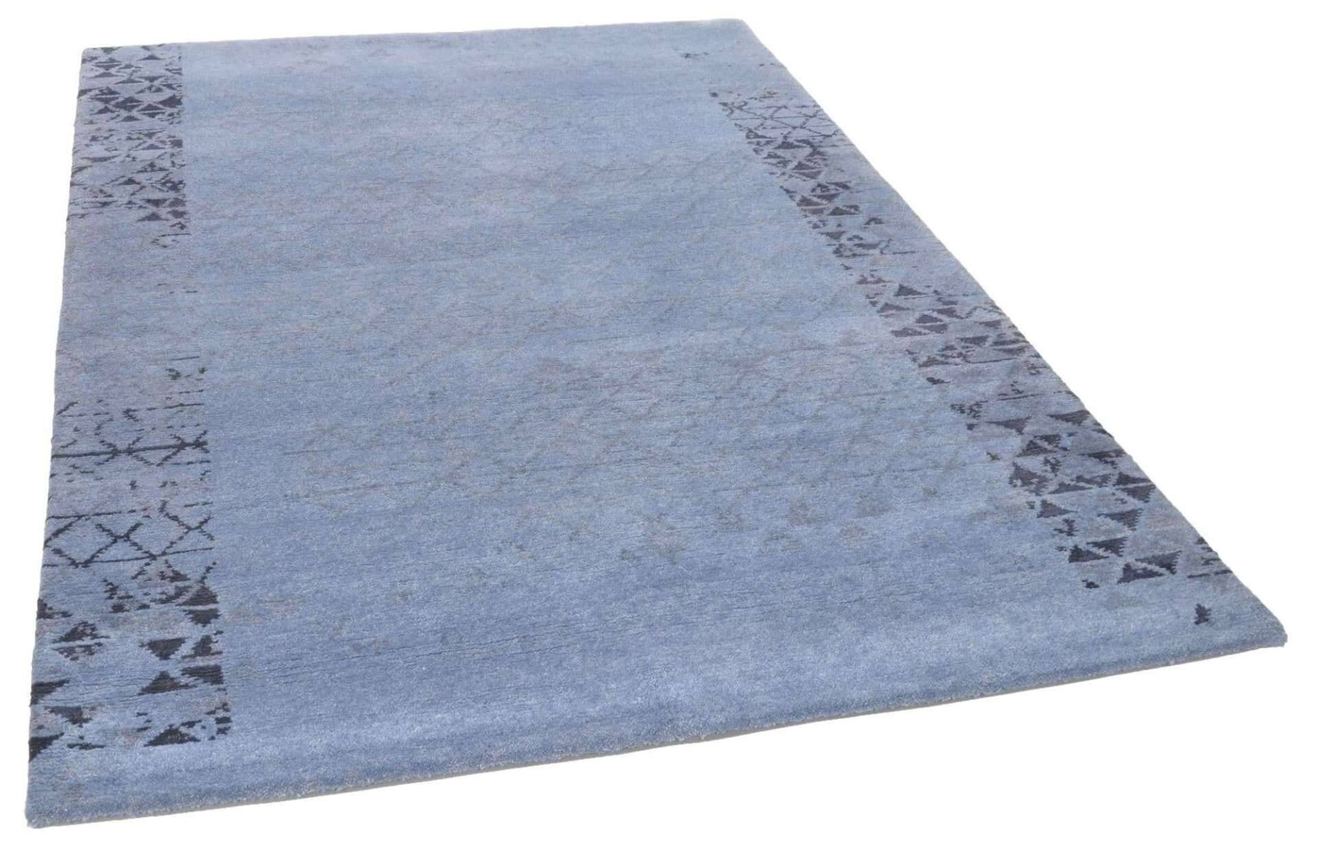 Talonga Silk Nepal-Teppich ca: 165 x 235 cm Handgeknüpft – Bild 2
