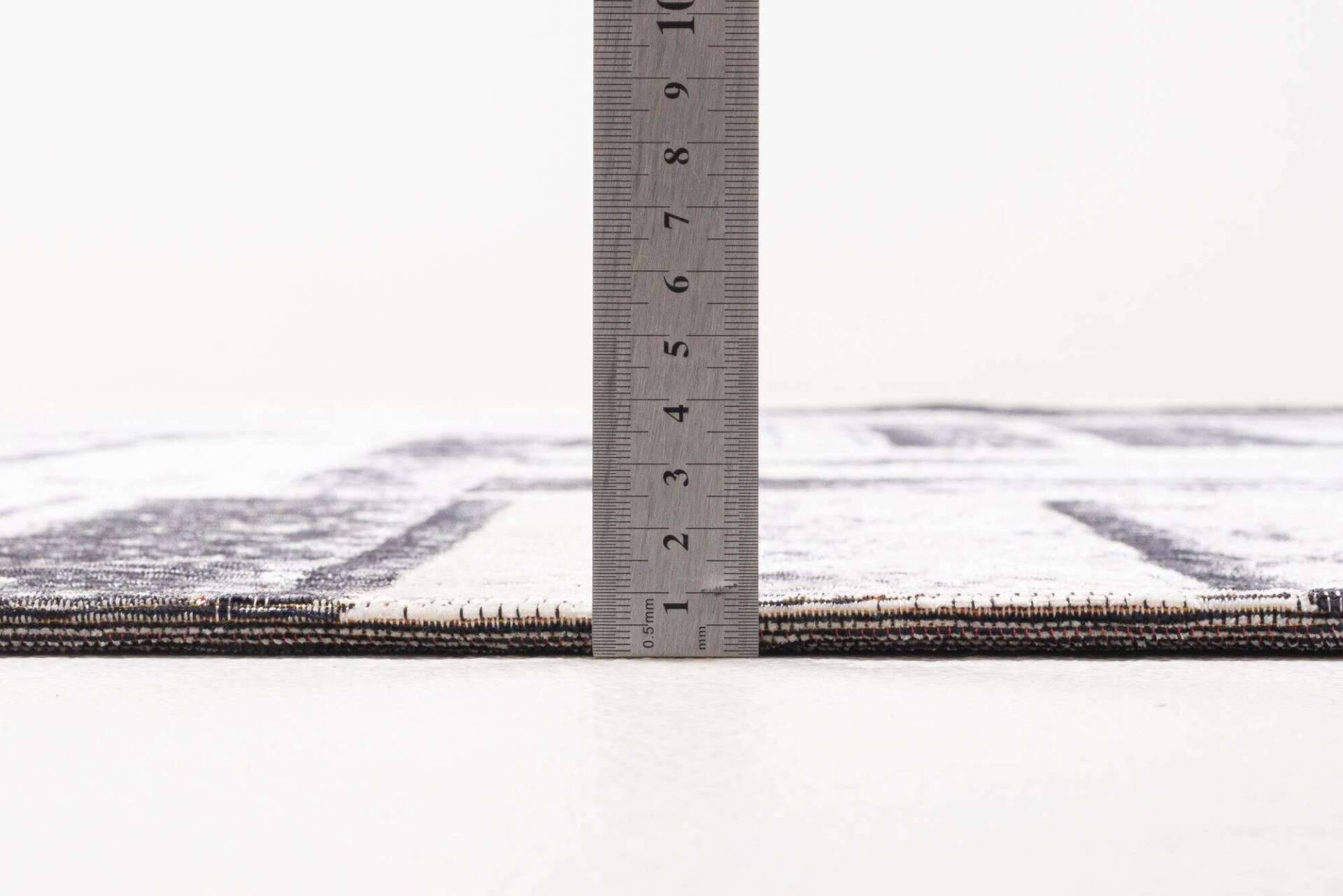 Sansibar Flachgewebe Design Teppich Keitum Rund – Bild 5