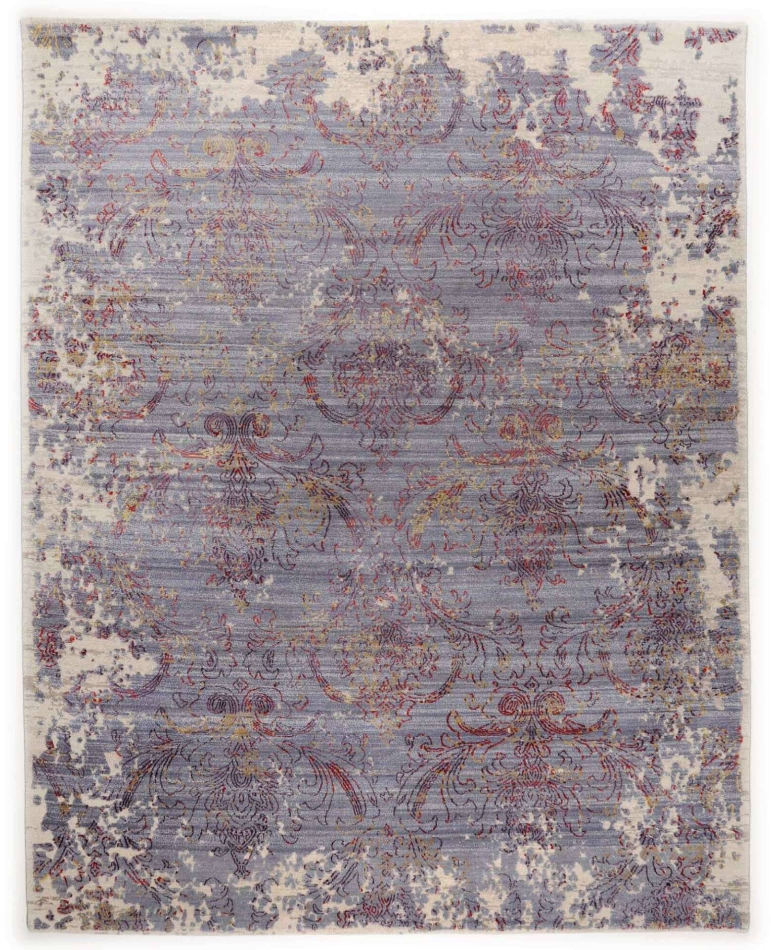 Nepal Teppich Jabu Silk 30 Wolle Seide Design Teppich 243x306cm – Bild 1