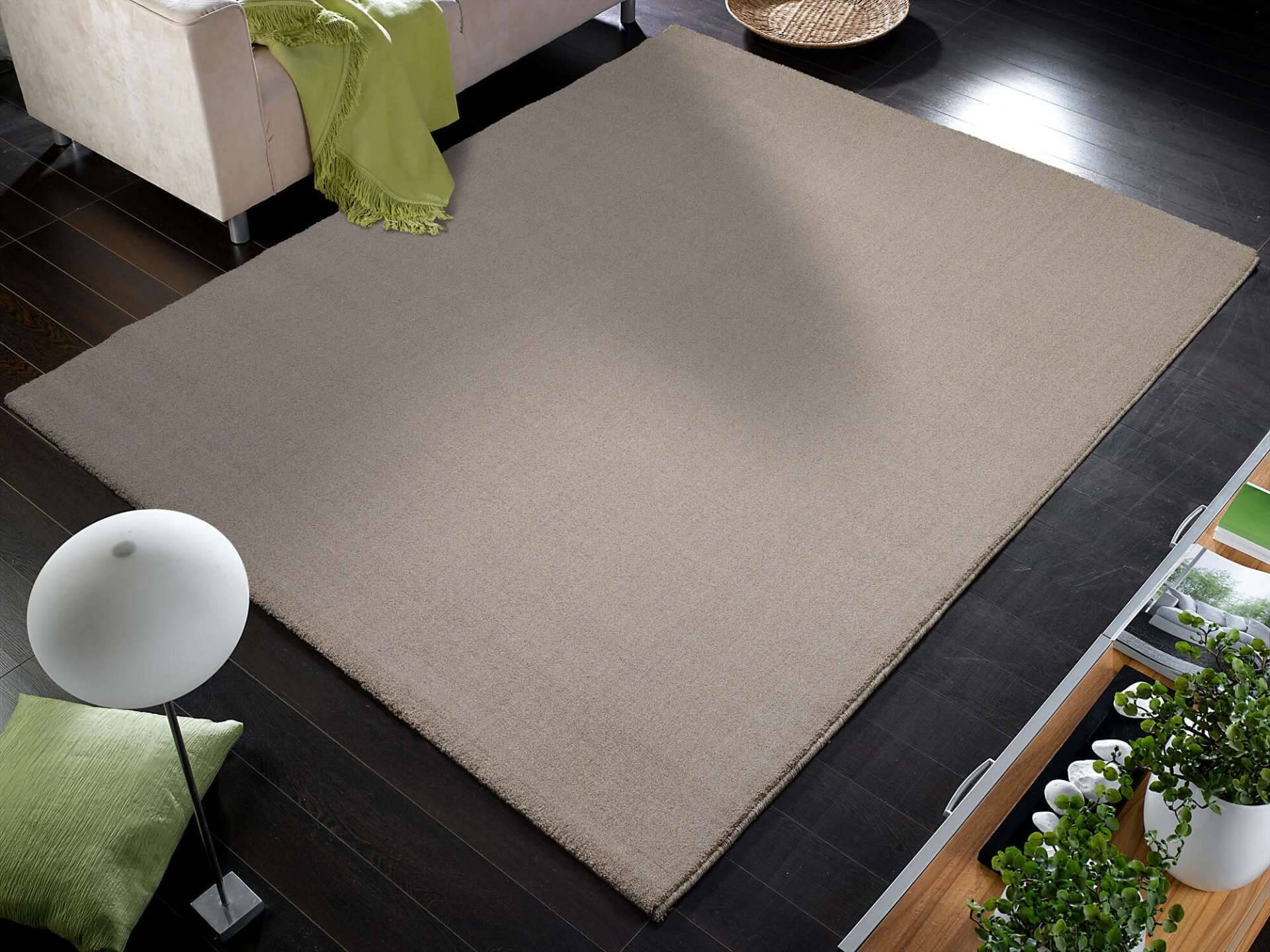 Hochflor Teppich Melira Shaggy Einfarbig – Bild 3