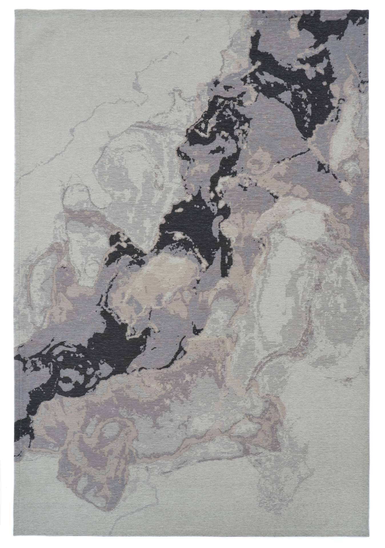 Moderner Teppich MARBLE GRAY - Waschbarer Teppich – Bild 1