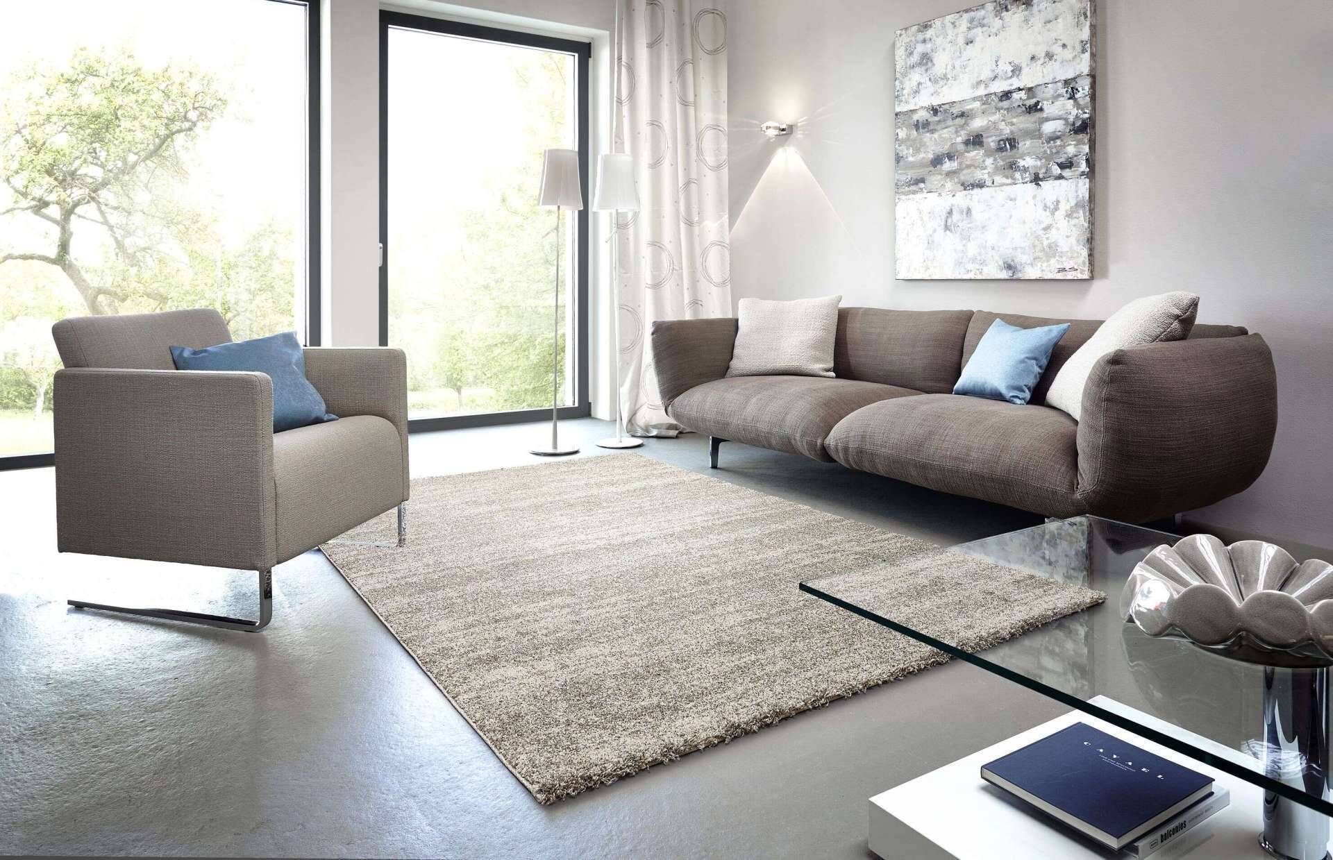 Kuschelteppich Samoa 6870-150-005 grau Teppich Design – Bild 4