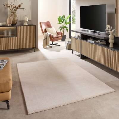 Natur Pur Teppich "Heaven" einfarbig in beige
