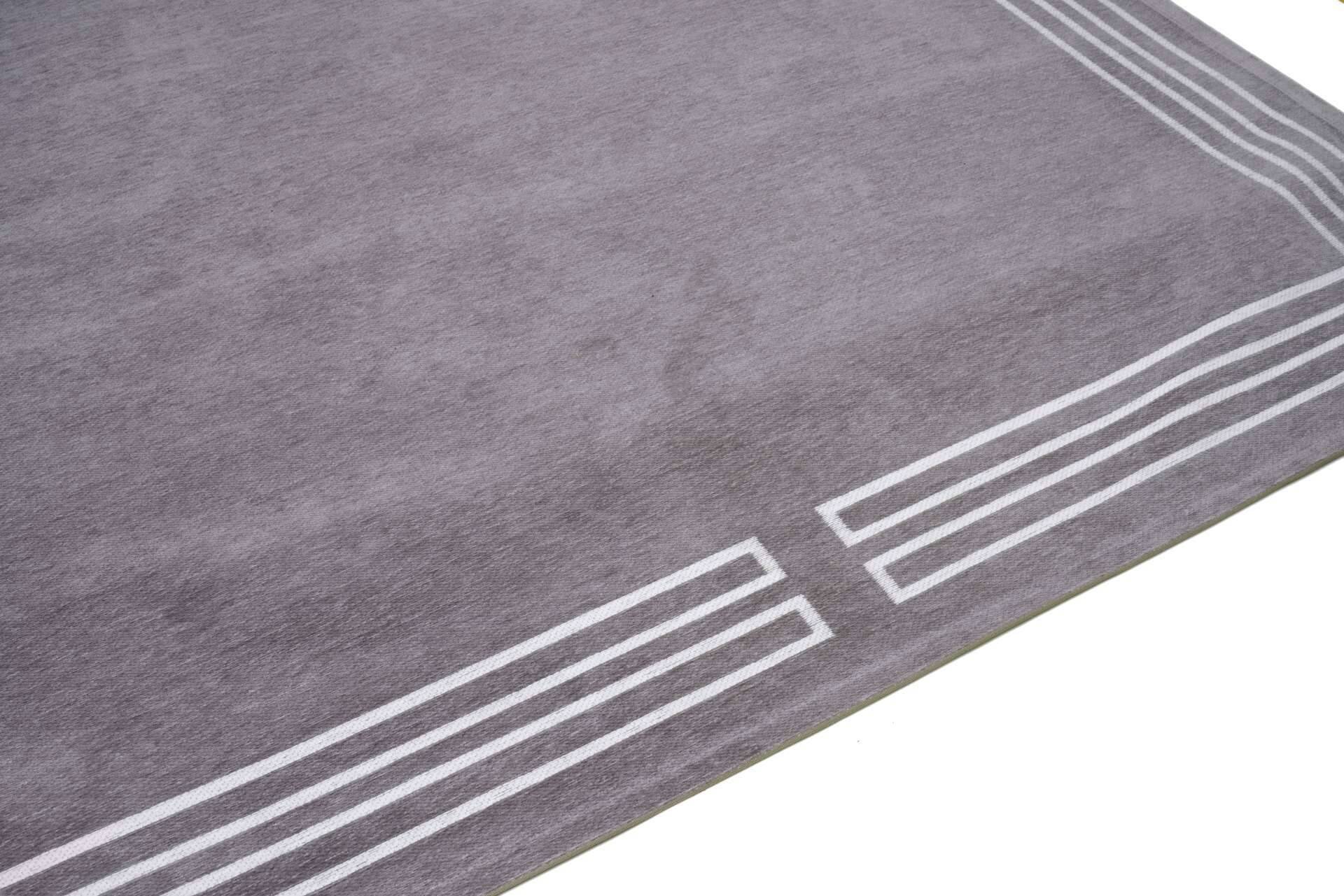 Moderner Teppich ROYAL GRAY - Waschbarer Teppich – Bild 5