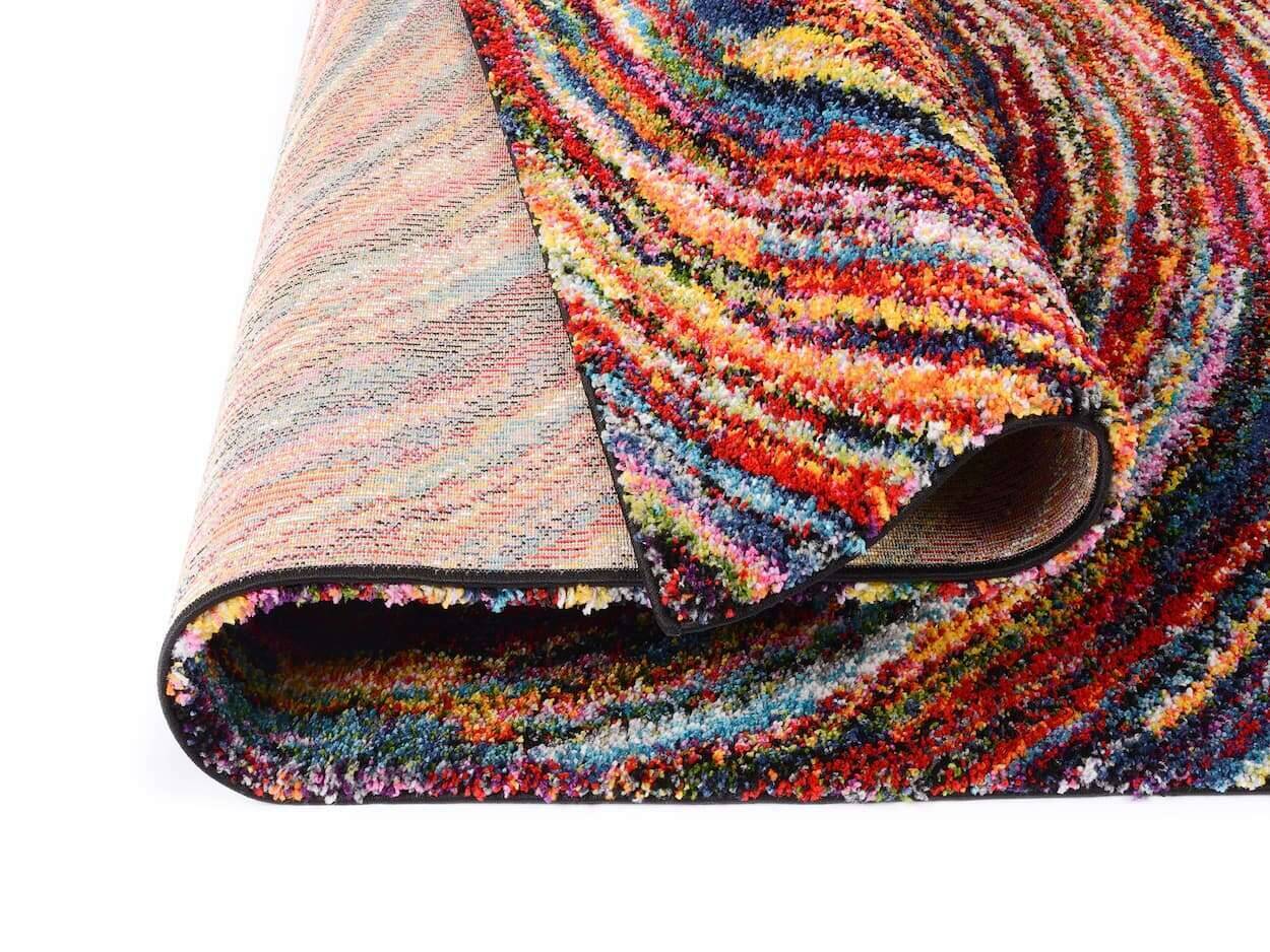 Teppich Sixteen Round Teppich Hochflor Multicolor – Bild 5