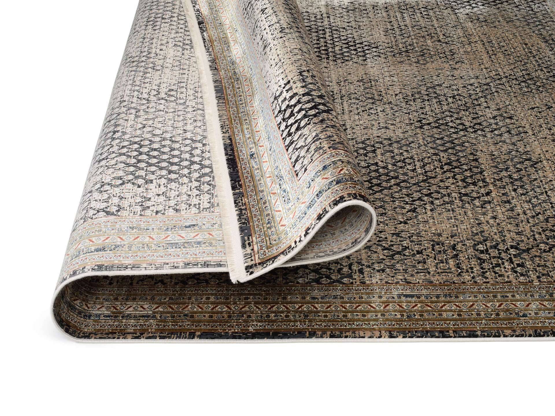 POINTS Klassischer Vintage Teppich aus Modalfaser mit Glanz Effekt – Bild 8