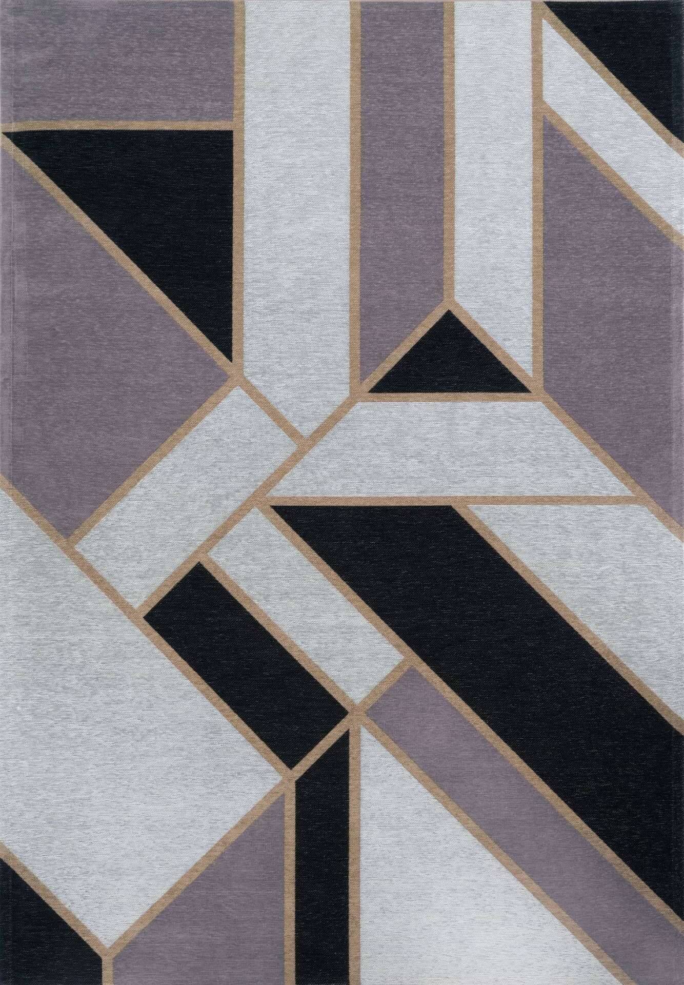 Moderner Teppich GATSBY BLACK - Waschbarer Teppich – Bild 1