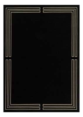 Moderner Teppich ROYAL BLACK - Waschbarer Teppich