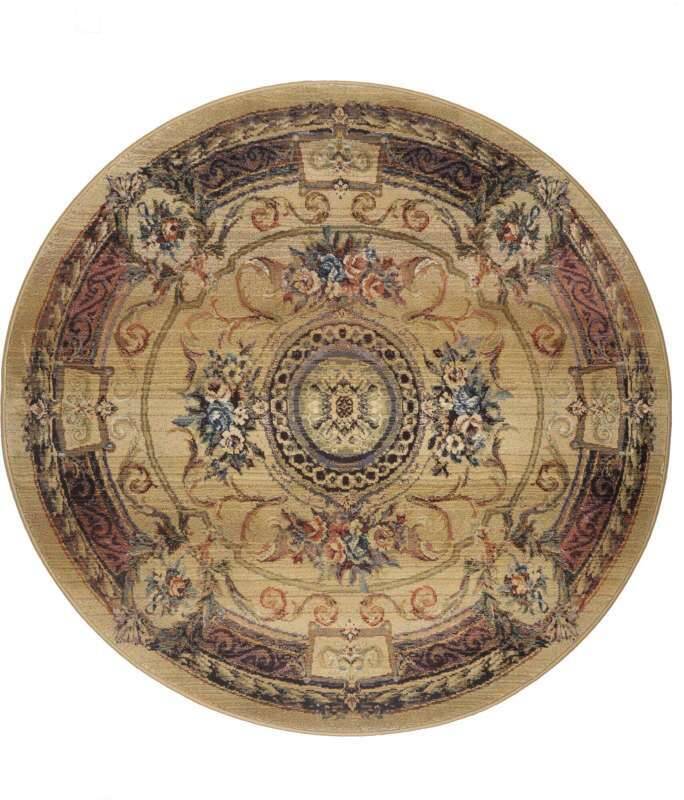 Orientteppich Gabiro 856  rund Teppich Klassisch 
