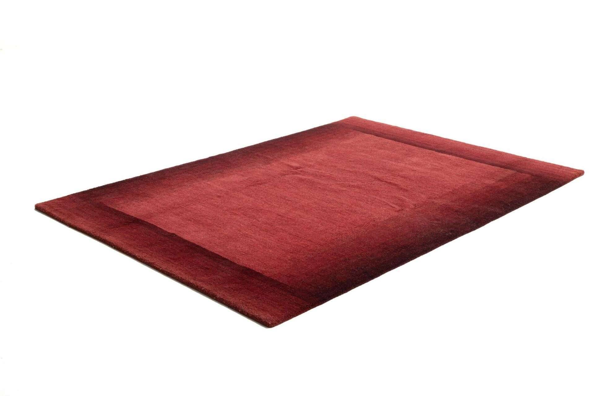 Nepal Teppich Design Talonga Handgeknüpft rot ca.172x244 cm – Bild 5