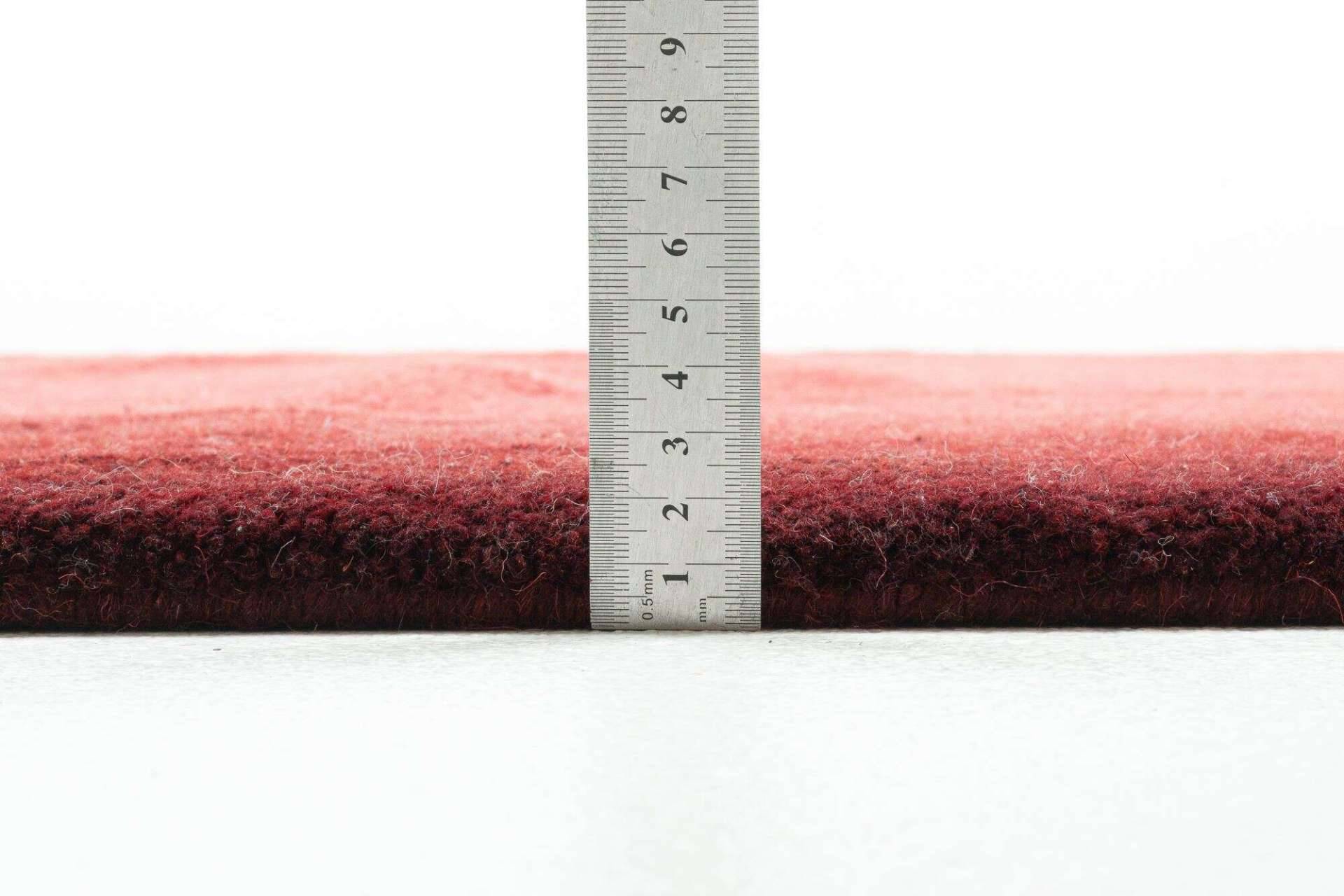 Nepal Teppich Design Talonga Handgeknüpft rot ca.172x244 cm – Bild 7