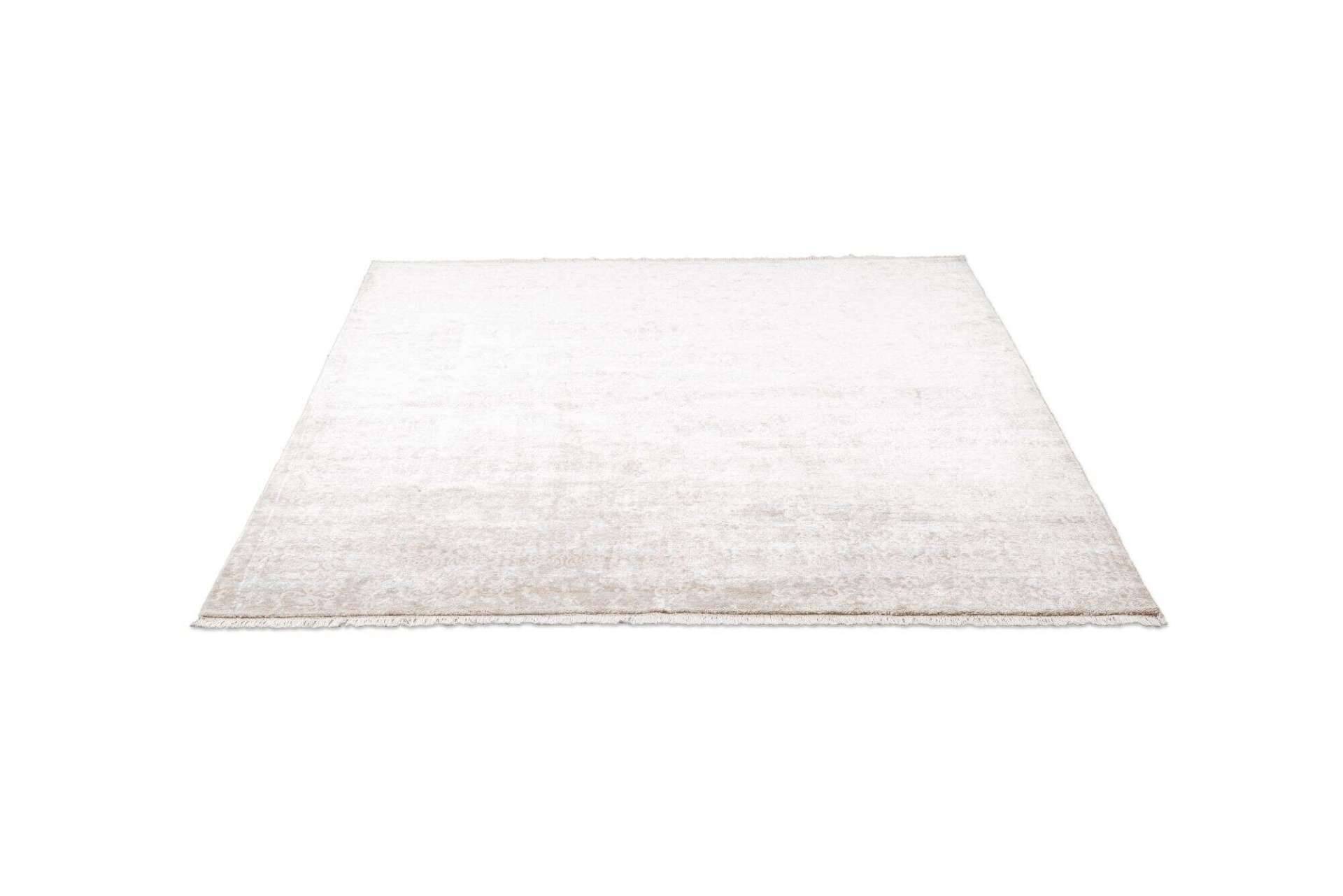 Design Teppich Queensland 170x240cm Handgeknüpft Viskose beige – Bild 2
