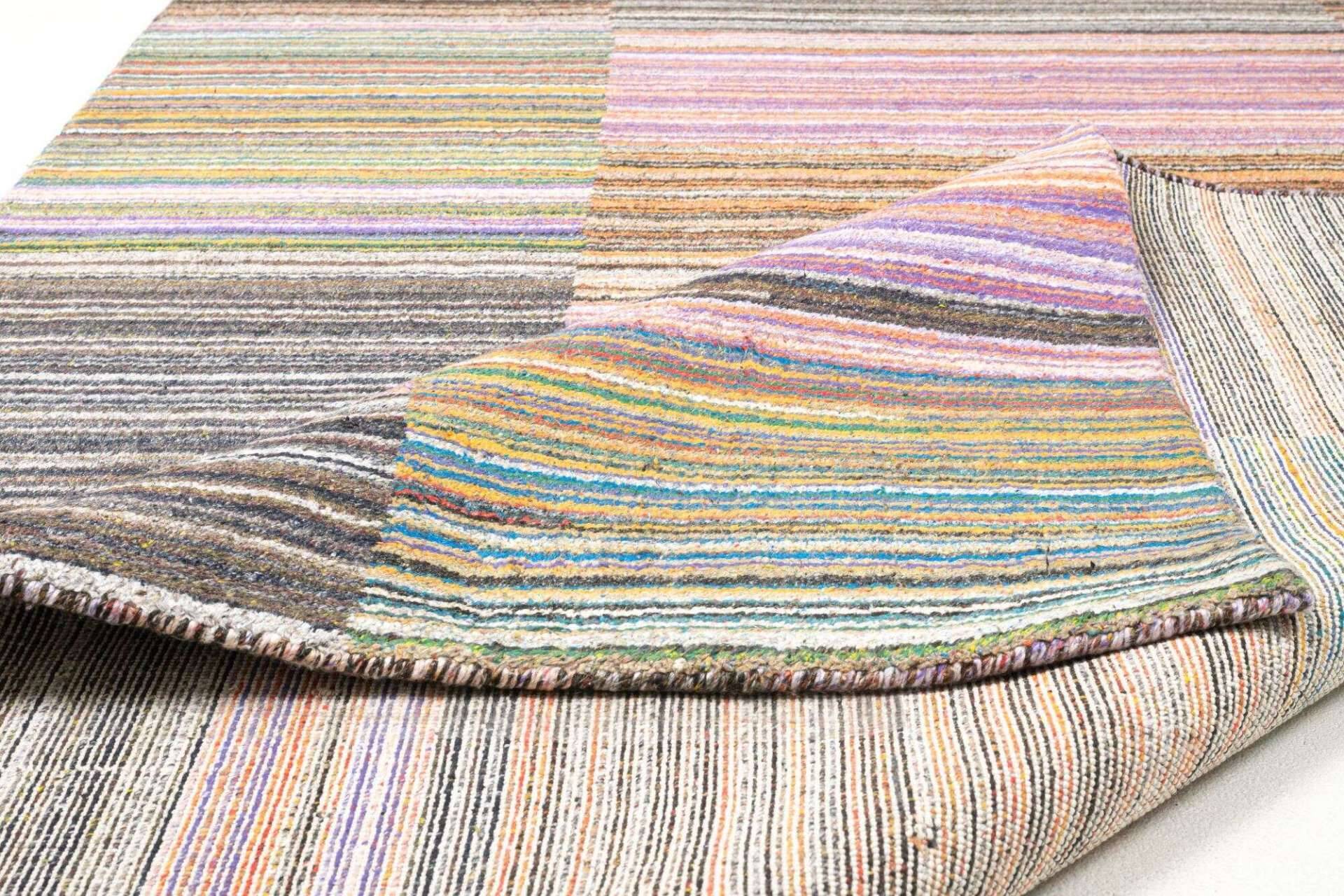 Teppich Modern Nevada Viscose Handgewebt 160x230cm bunt – Bild 6